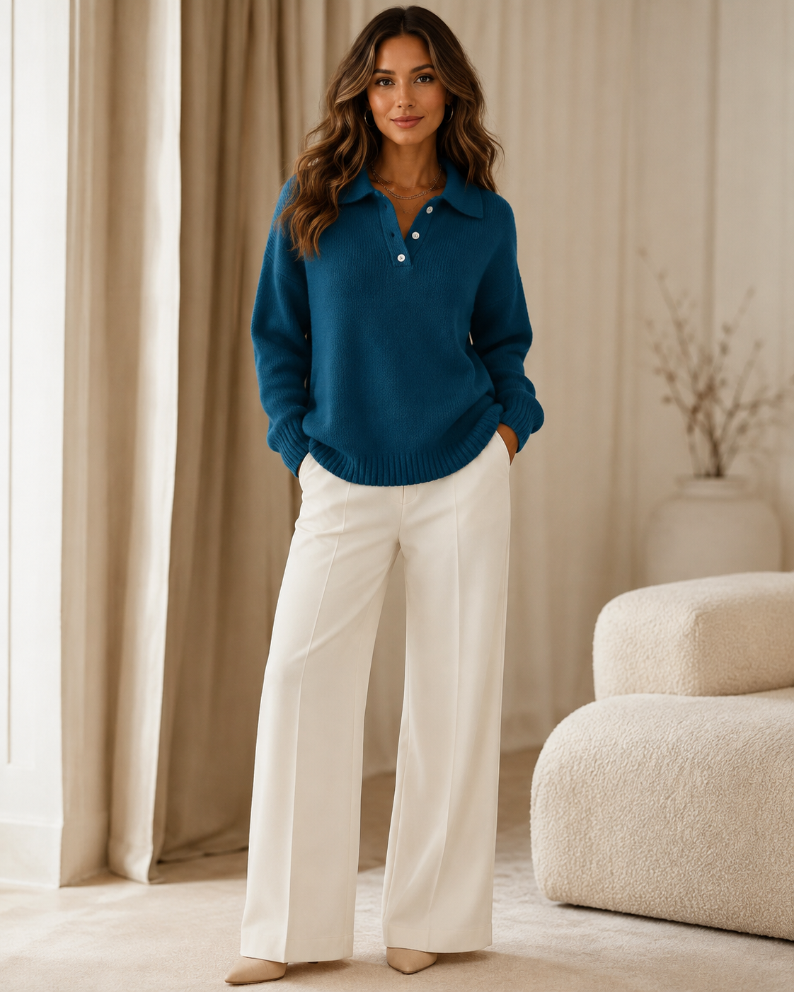 The Mayfair Collared Jumper