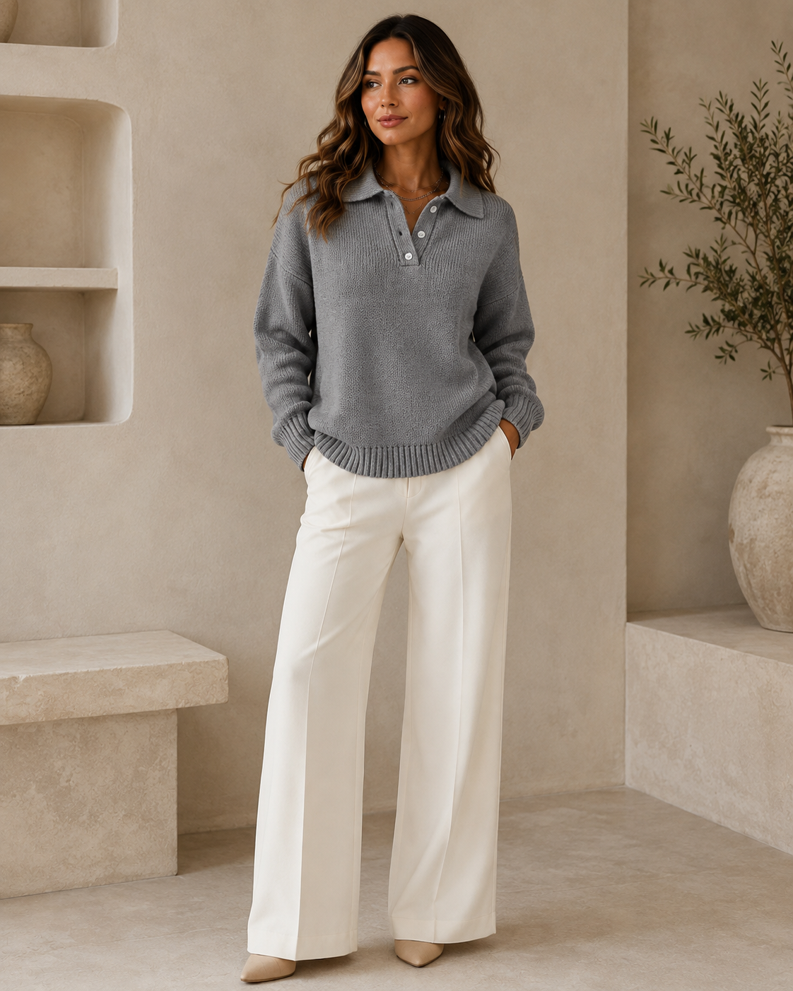 The Mayfair Collared Jumper